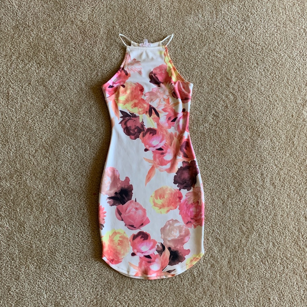 Floral mini dress